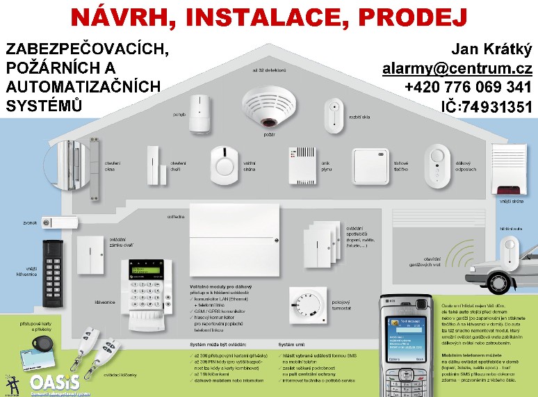 <br />Poskytujeme poradenství, návrh a realizaci zakázek za použití ověřených produktů od tuzemského výrobce JABLOTRON. <br /><br />Speciální automatizační systémy jsou řešeny průmyslovým systémem WAGO.<br /><br />Návrh řešení je konzultován se zákazníkem a „ušit“ přesně dle představ zákazníka s ohledem na plnou a bezpečnou funkci celého systému. <br /><br />Realizaci provádí vyškolený pracovník s certifikátem výrobce. <br />